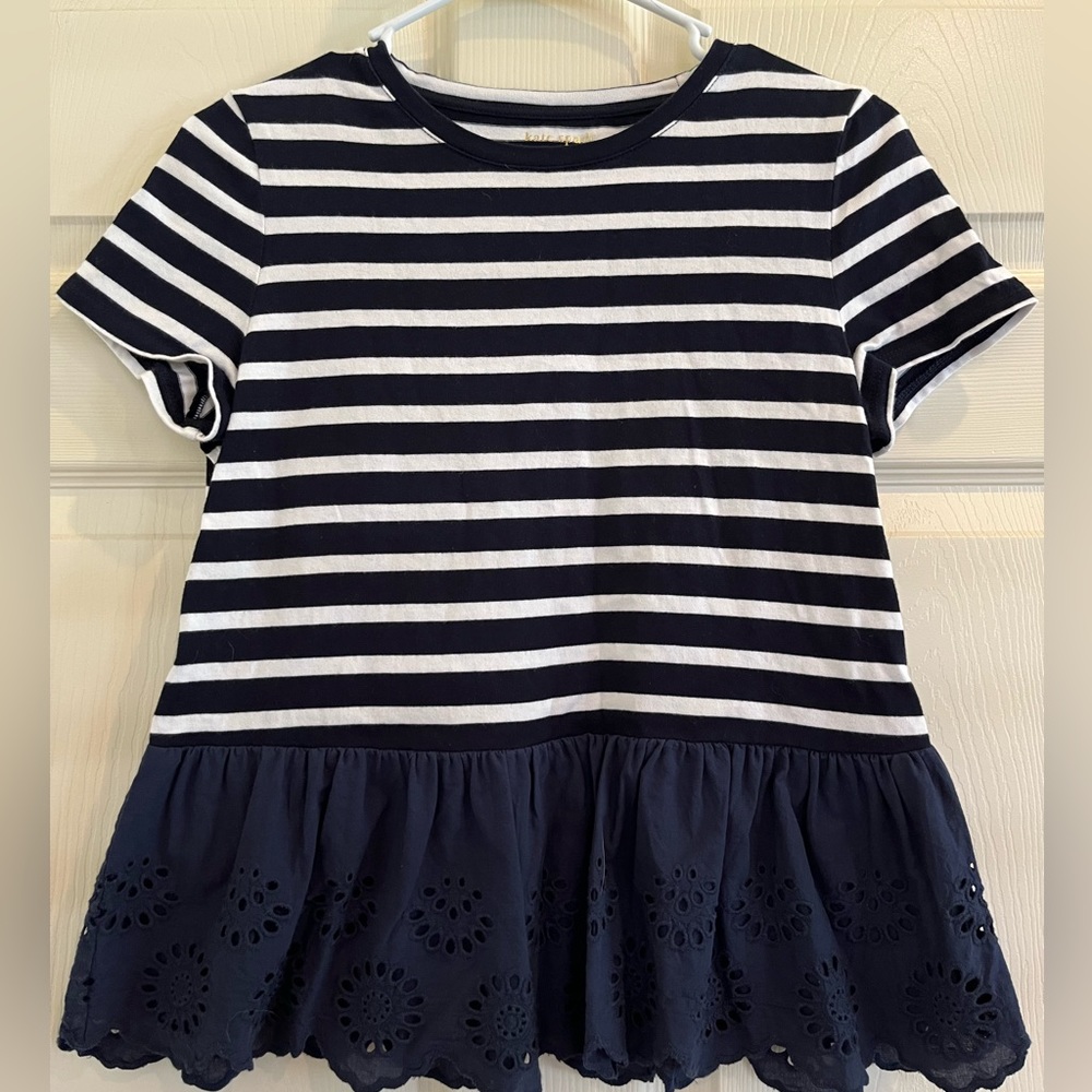 KATE SPADE peplum eyelet top - Picture 3 of 9